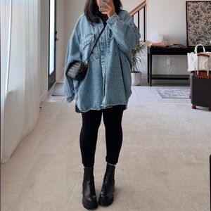 The Frankie Shop Dallas Denim Overshirt XS/S